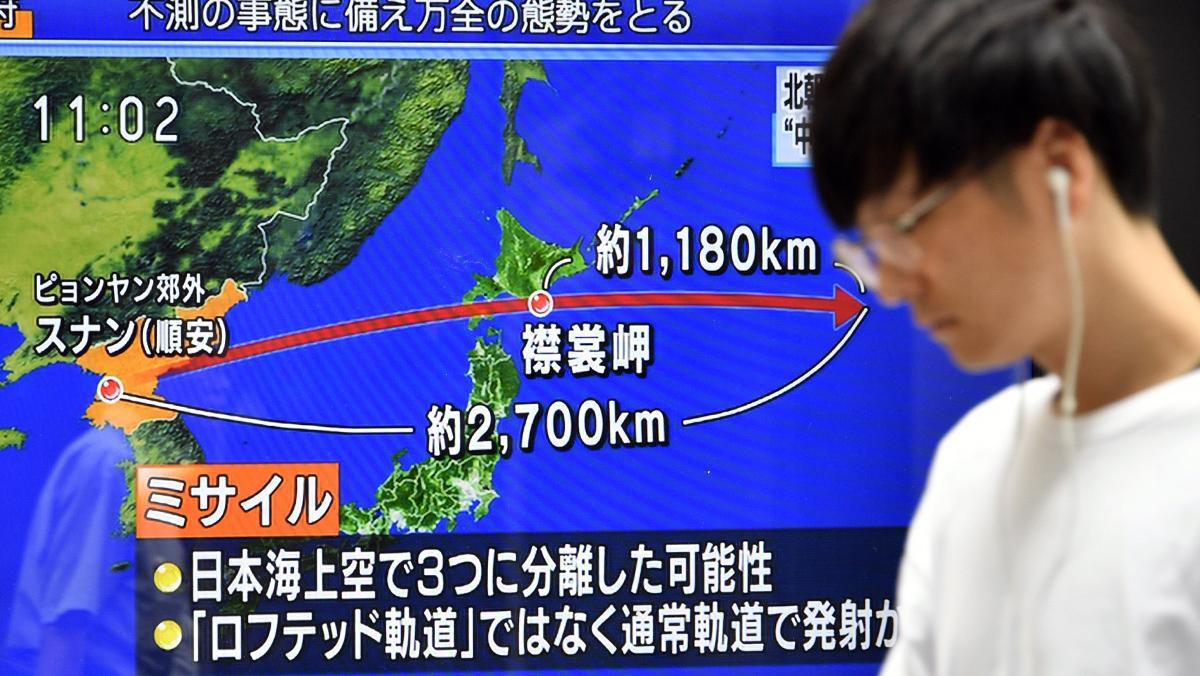 Corea del Nord va llançar aquest dimarts un míssil balístic que va sobrevolar el territori japonès.