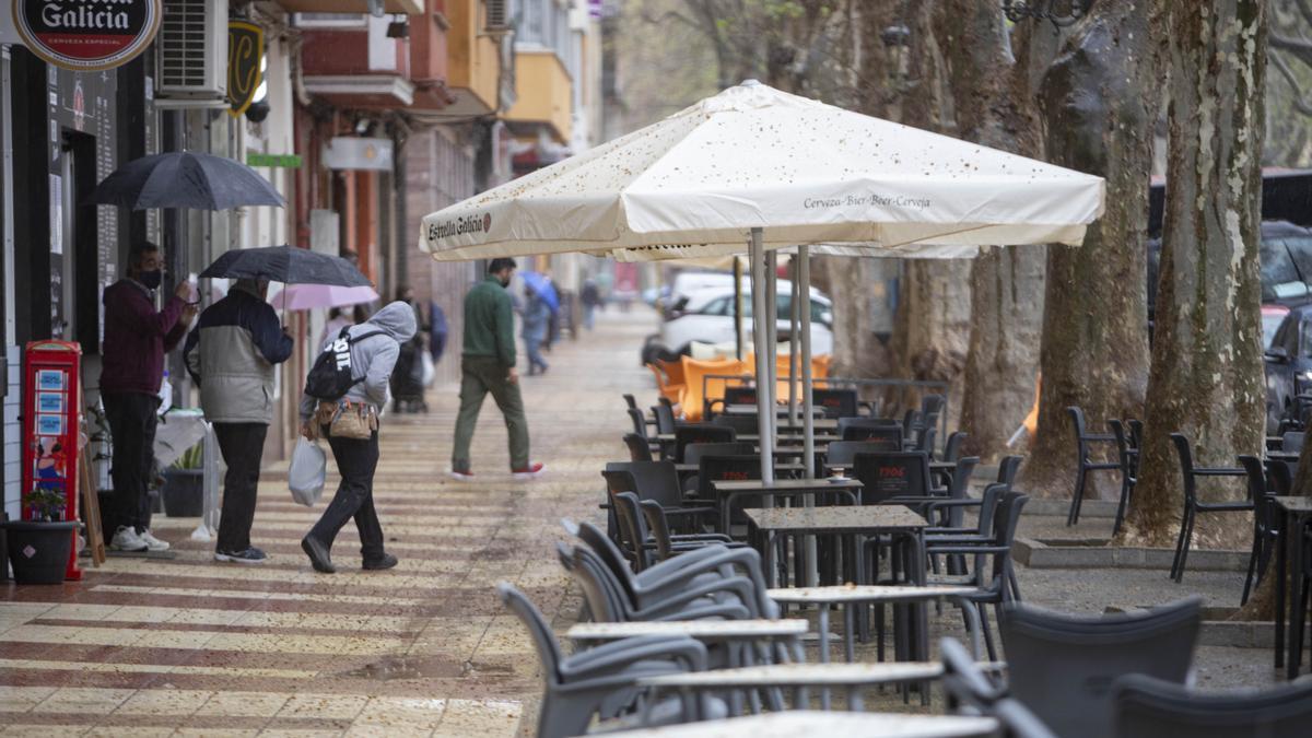 Lluvia en València: comienza la ola de frío del puente de San José