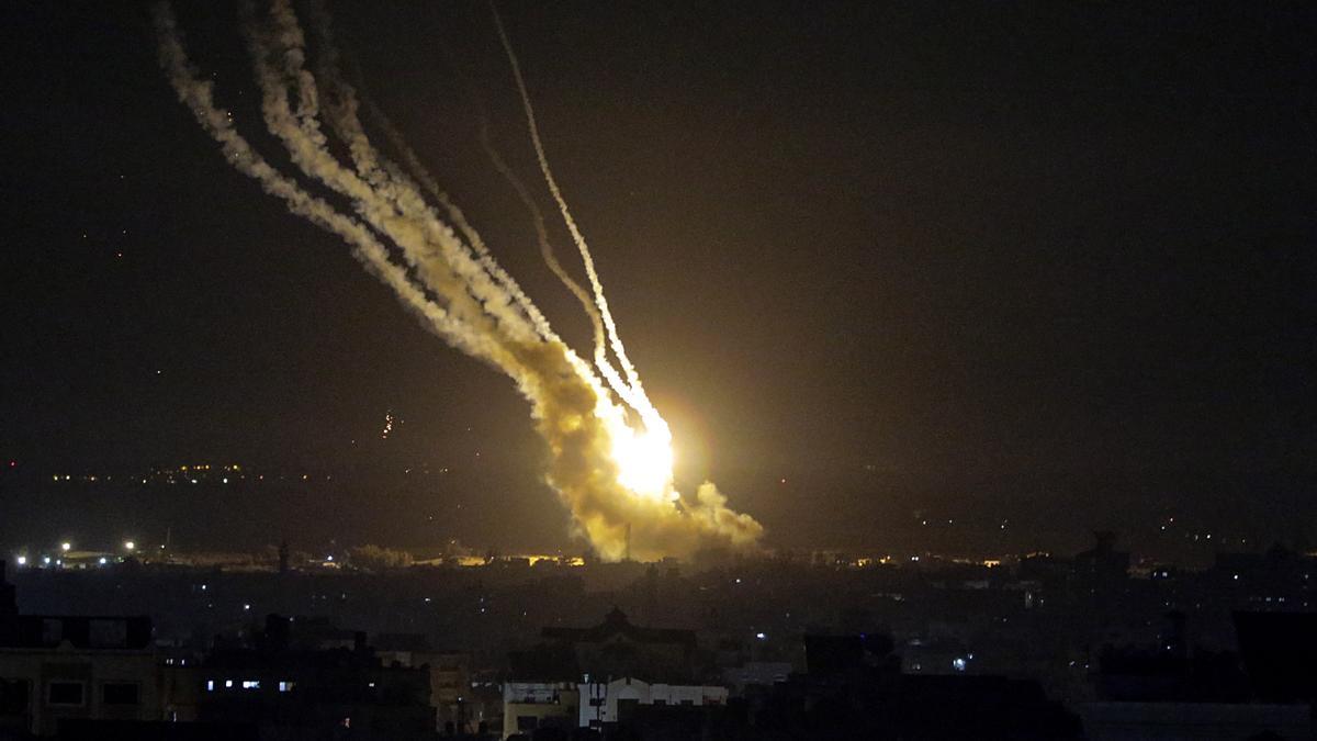 Los cohetes vuelve a caer sobre la Franja de Gaza.