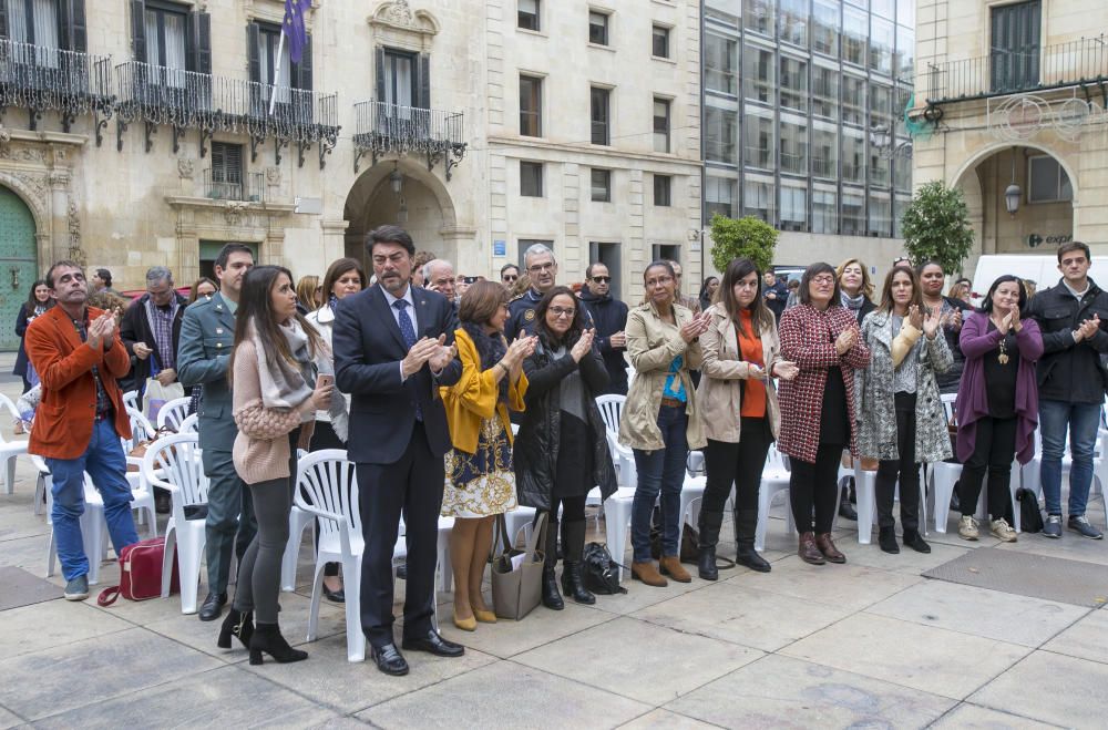 Actos contra la violencia de género en Alicante