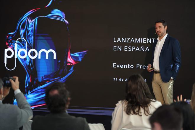 Guillermo Silva, director JTI Iberia durante la presentación de Ploom