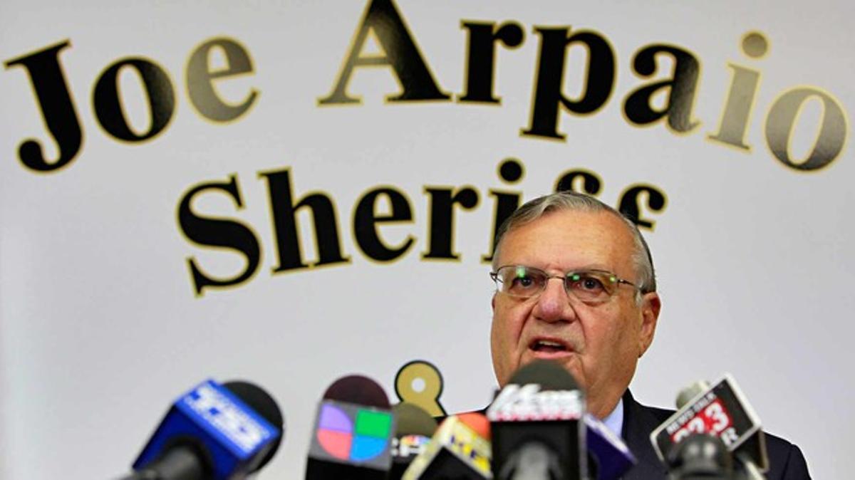 El sheriff Joe Arpaio, de Arizona, que se autodefine como ’el más duro de EEUU’.