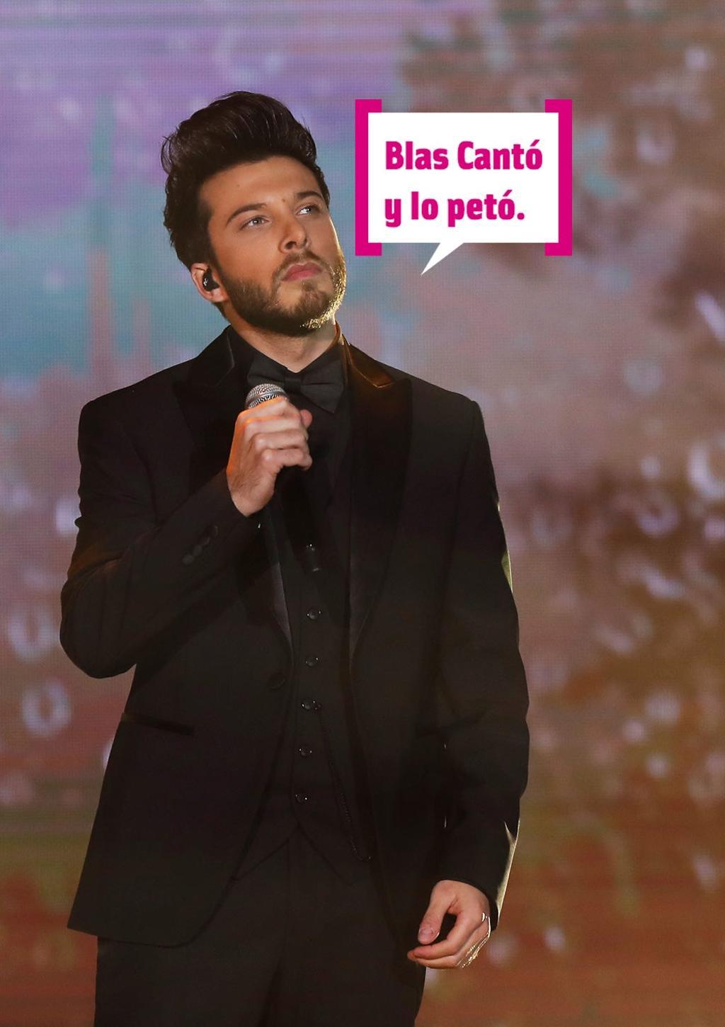 Blas Cantó y su discurso