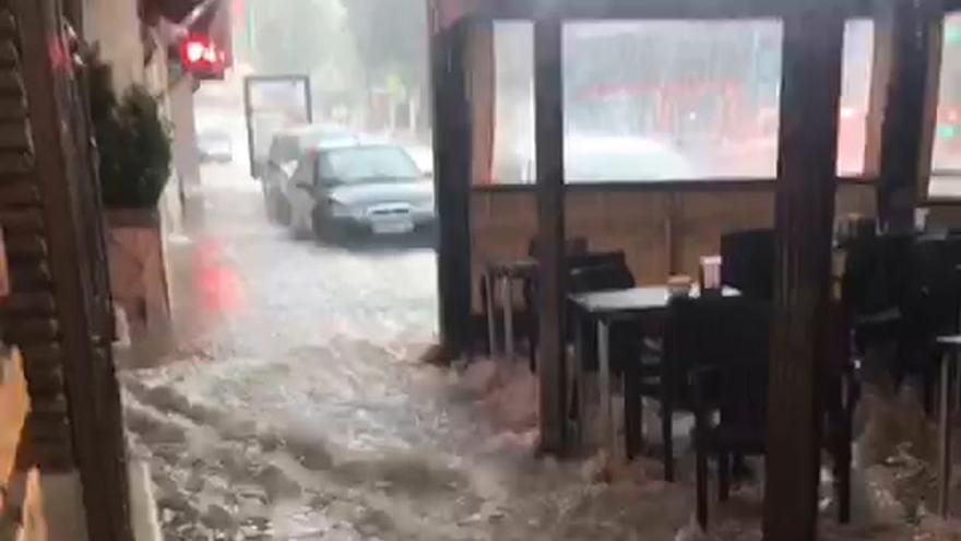 Inundación en Lucena