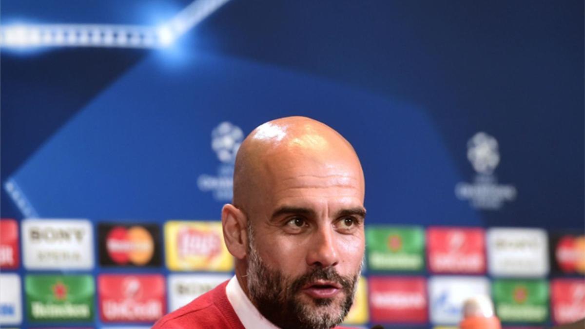 Guardiola, en rueda de prensa