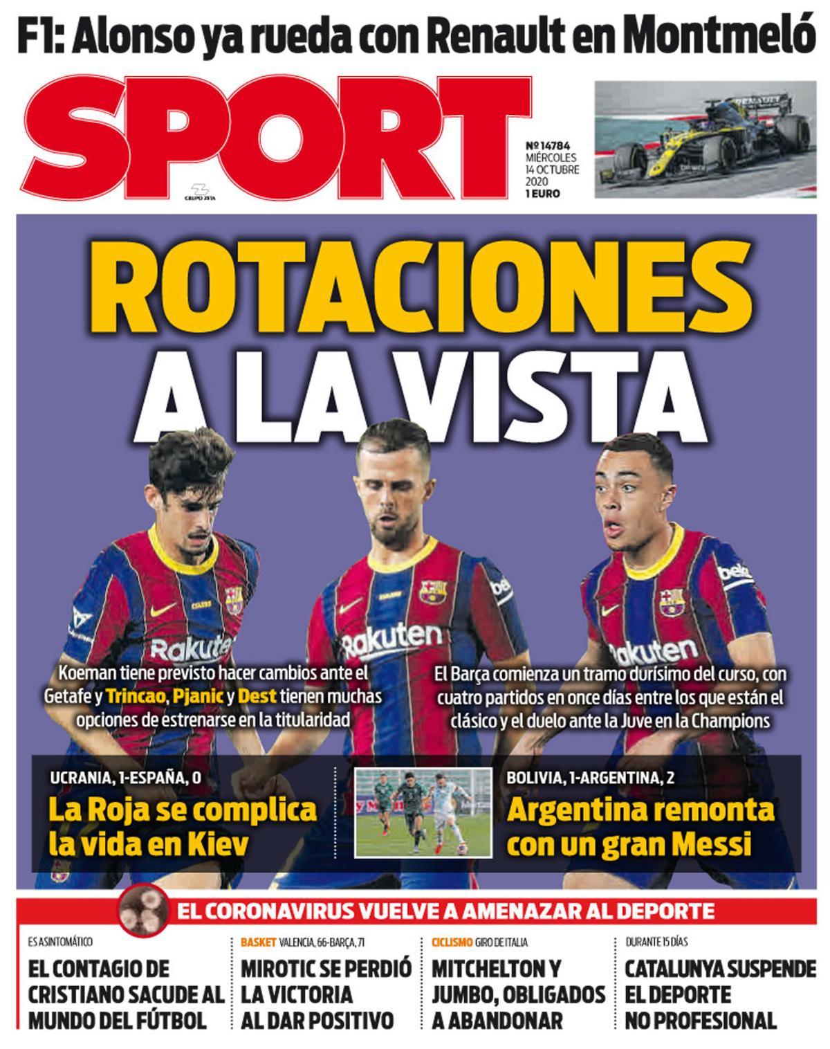 Rotaciones a la vista Rotaciones a la vista