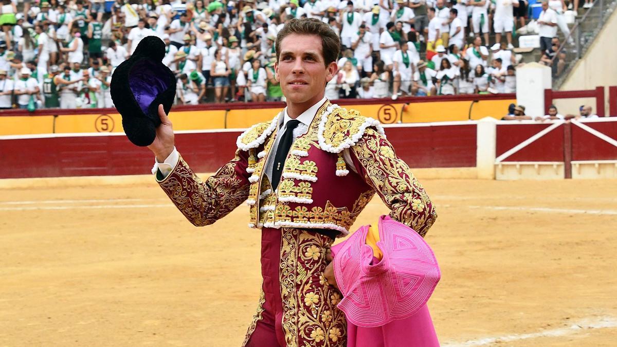 Ginés Marín, en la corrida del sábado en la que participó brillantemente.