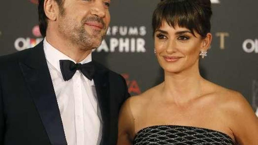 Javier Bardem con Penélope Cruz