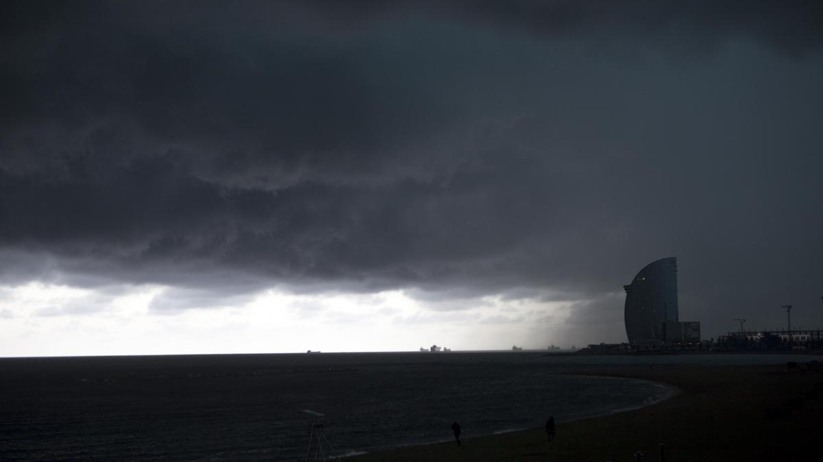 Nubes en Barcelona