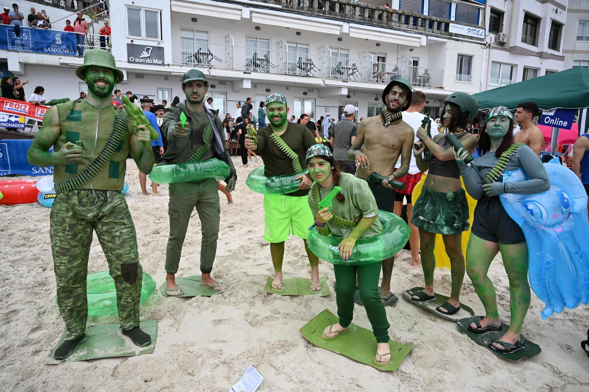 Las imágenes del Campeonato Mundial de Colchonetas en Sanxenxo