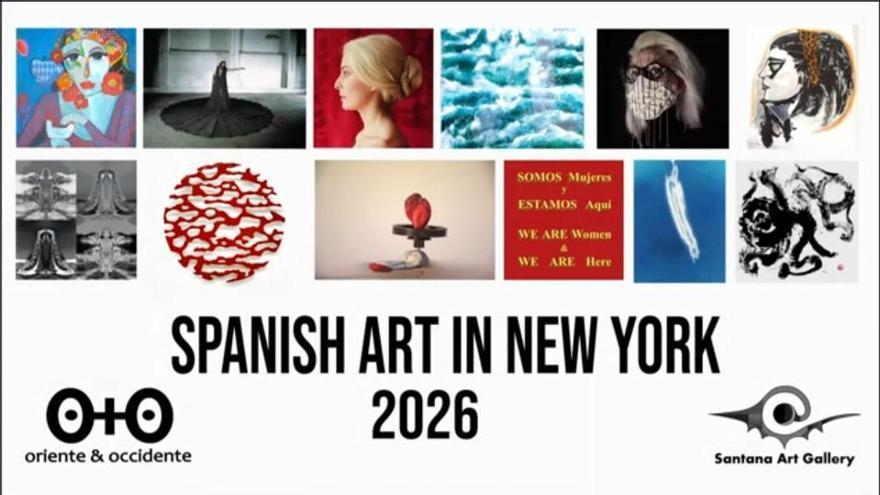 Las obras que se proyectan en la pantalla gigante de Times Square.