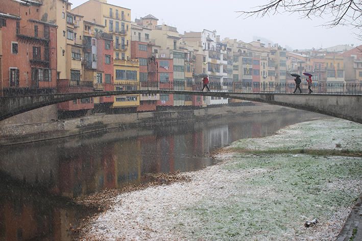 Nevada a Girona.