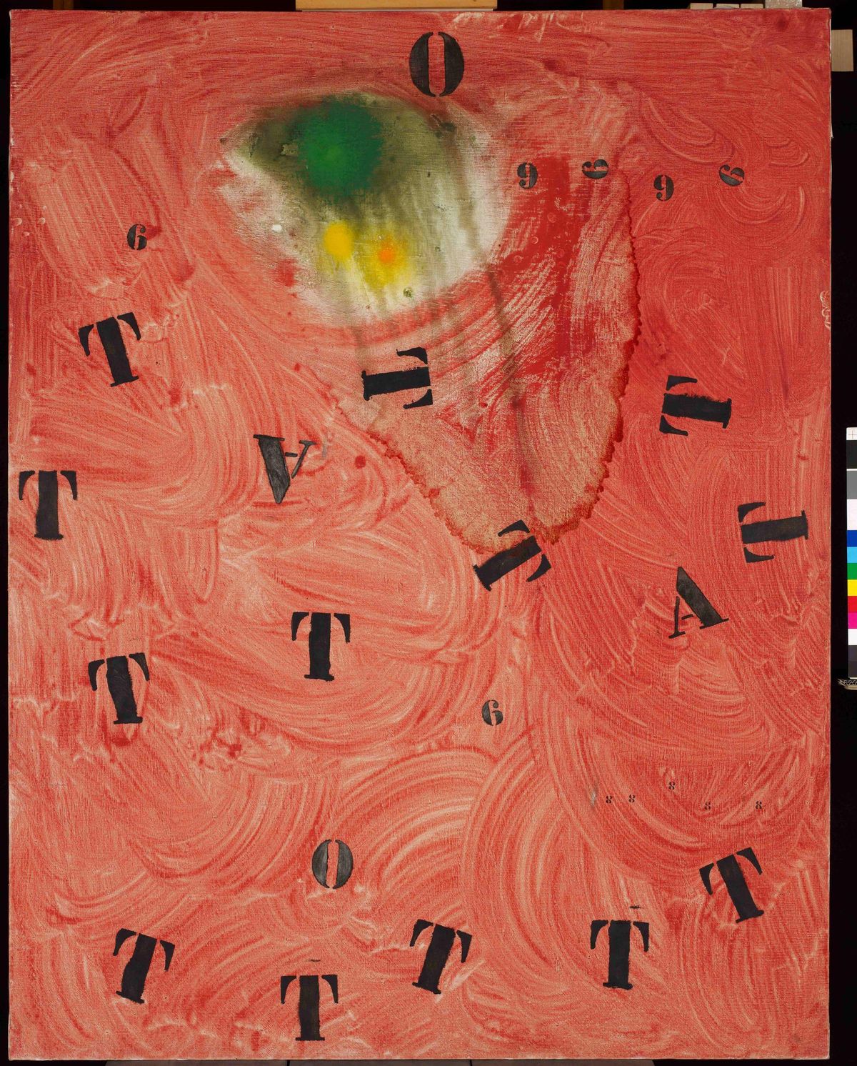 Joan Miró, &quot;Lettres et chiffres attirés par une étincelle&quot;, 1968.