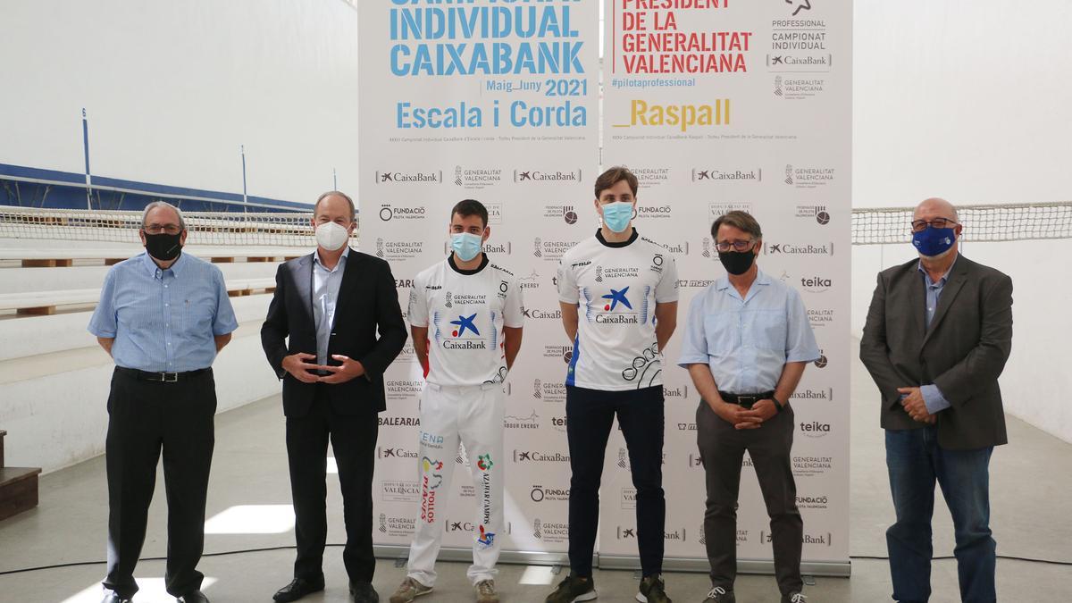 Presentació de la final del 'Campionat Individual CaixaBank - Trofeu President de la Generalitat' en la modalitat d'escala i corda.