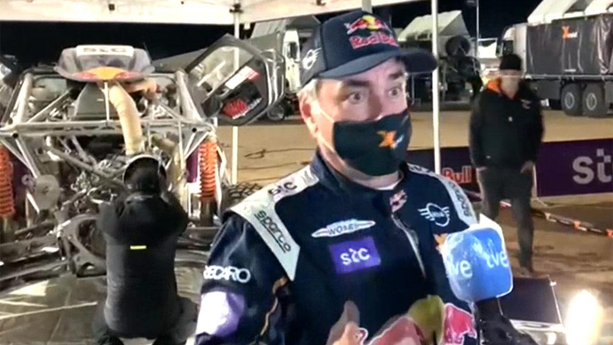 Carlos Sainz: "Esto no es el Dakar"