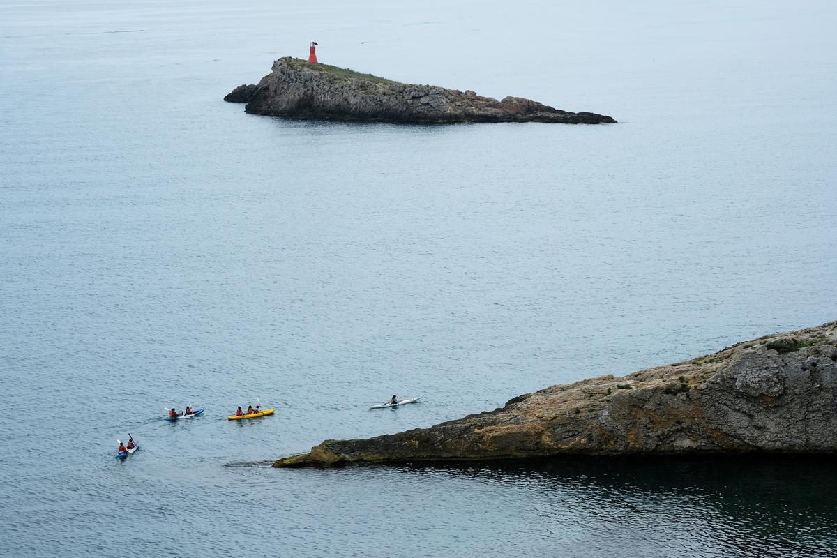 Guided kayak tours are available in many parts of Ibiza.