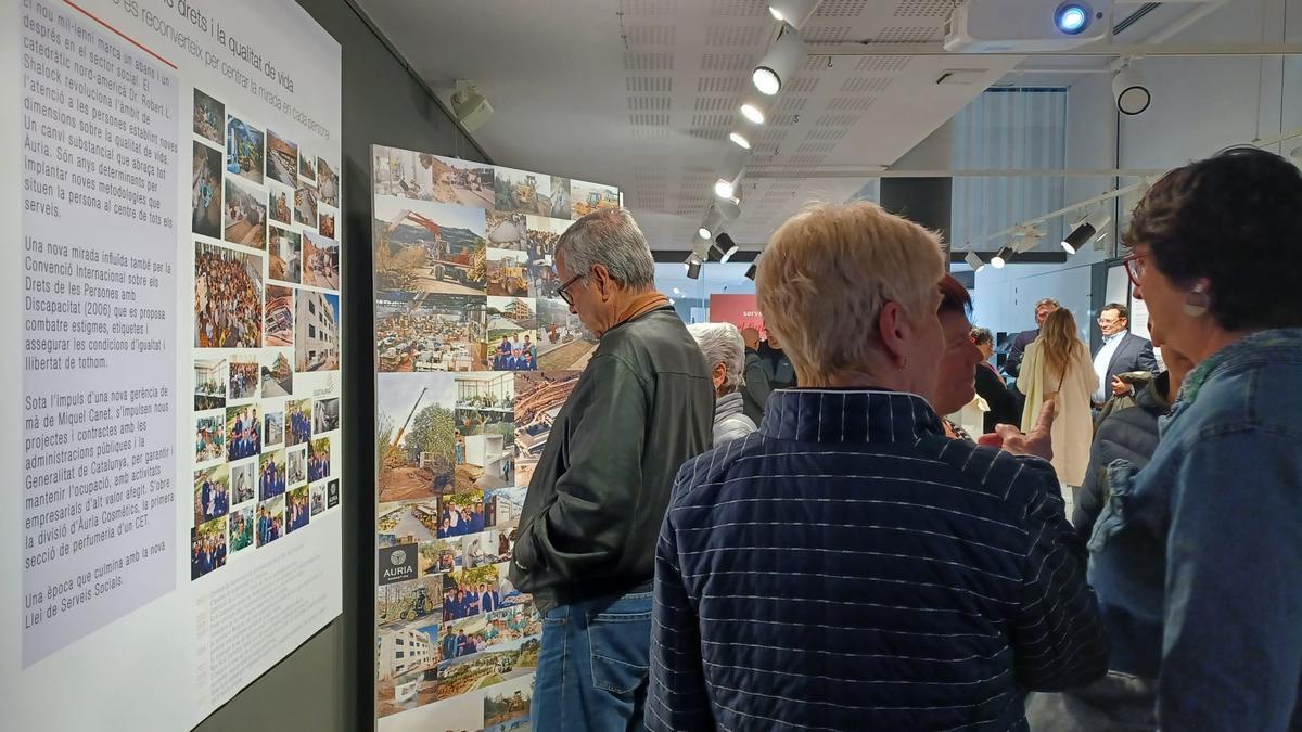 L'exposició que es va inaugurar dijous recorda l'evolució de taller Àuria