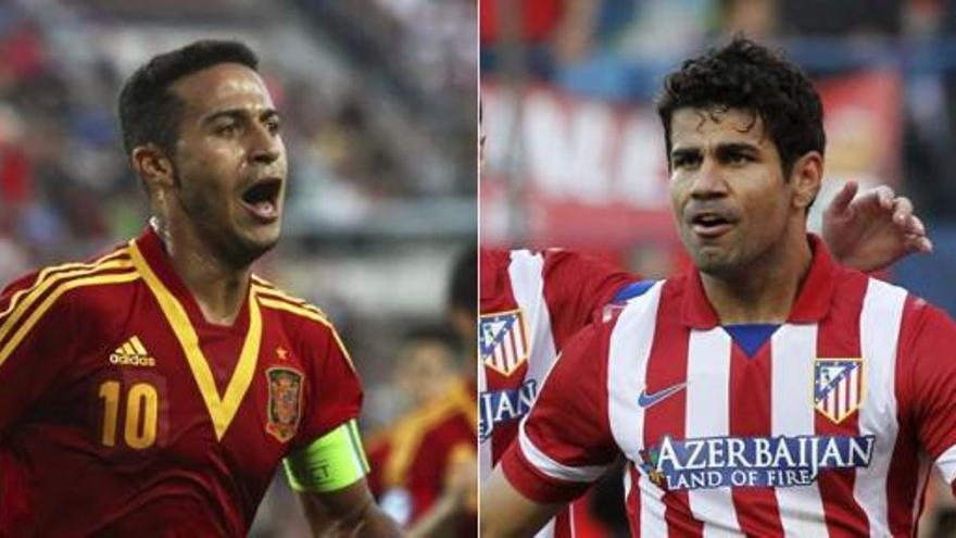 Thiago y Diego Costa, convocados.