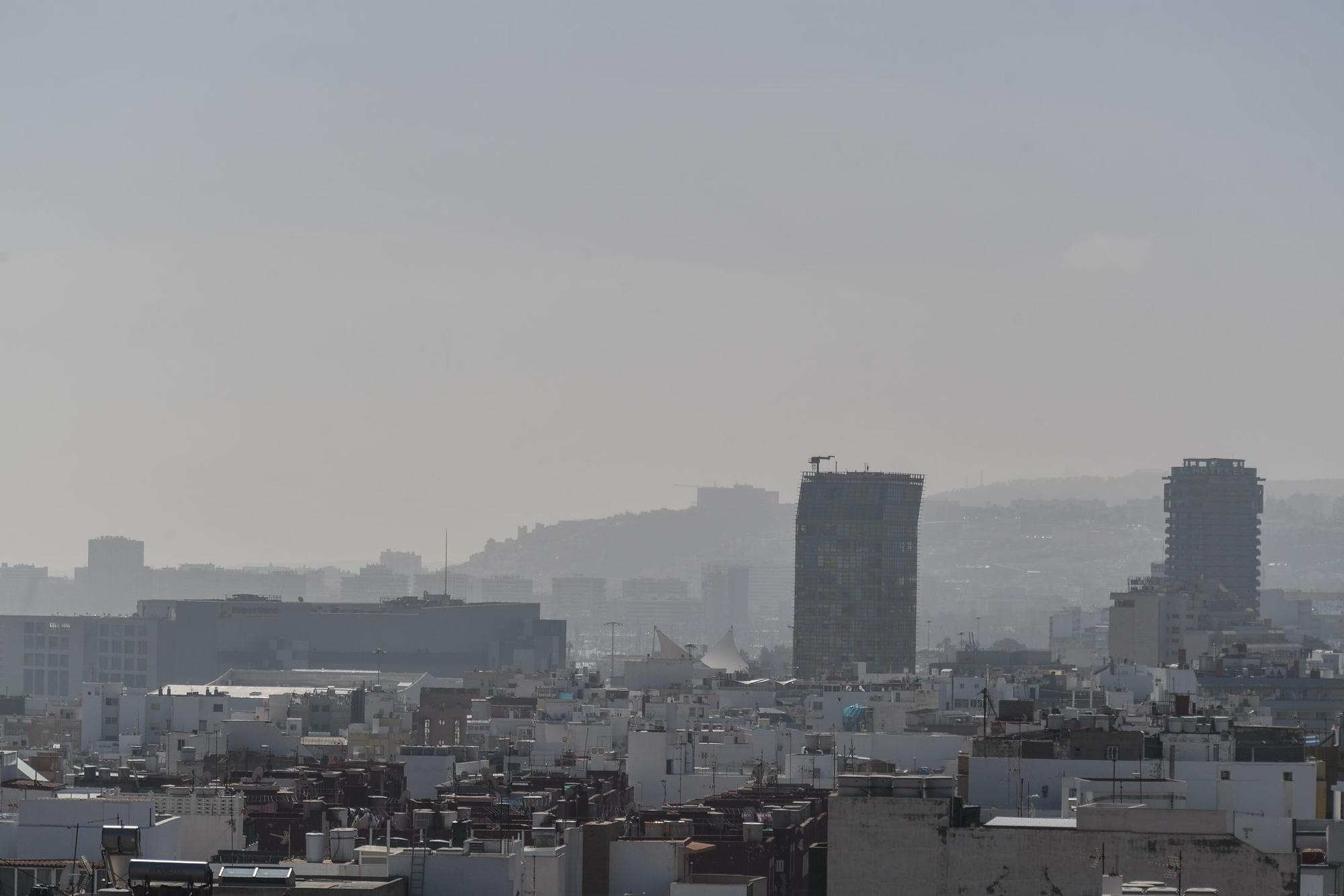 Calima en Las Palmas de Gran Canaria (29/12/2021)