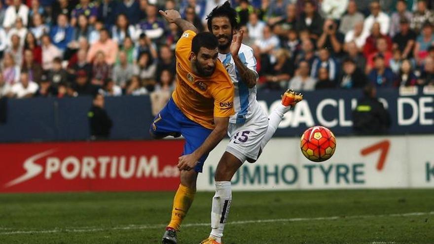 Angeleri, junto a Arda Turan el pasado sábado.