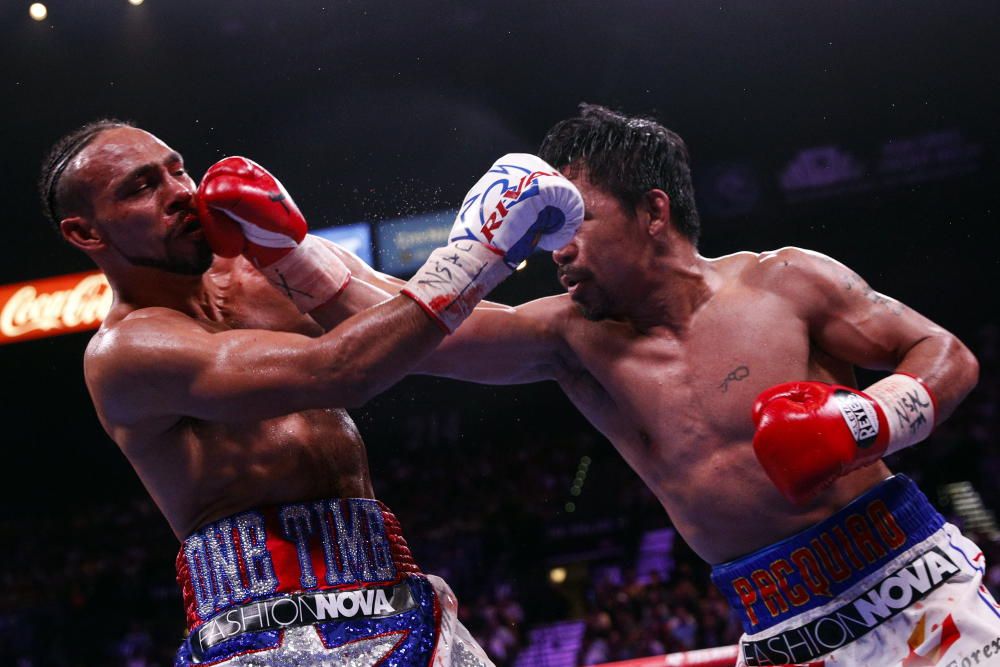 Pacquiao, campeón del mundo ante Keith Thurman