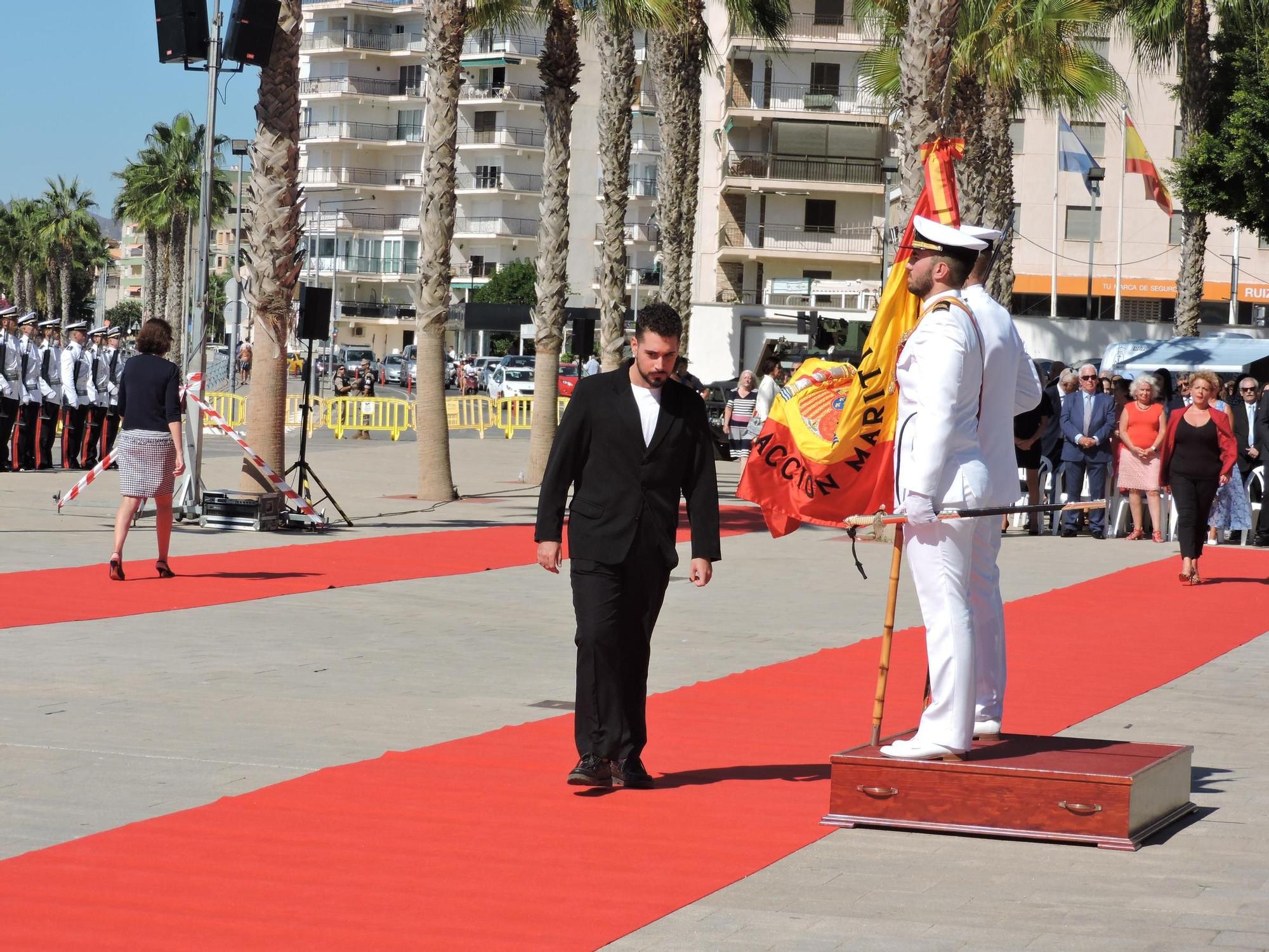 Jura de Bandera para personal civil en Águilas