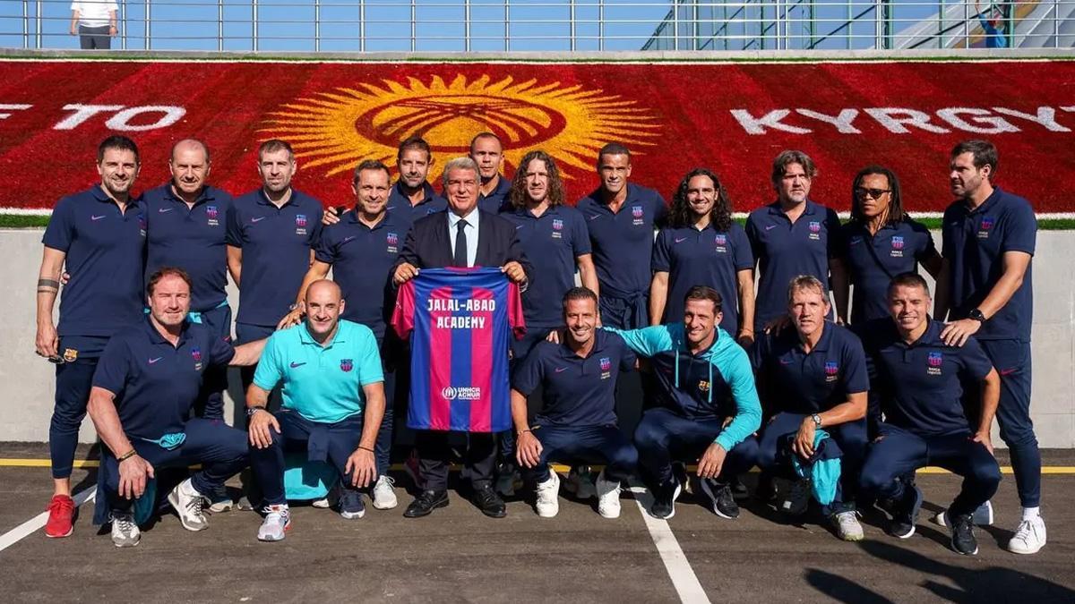 El Barça inaugura su primera academia en Kirguistán