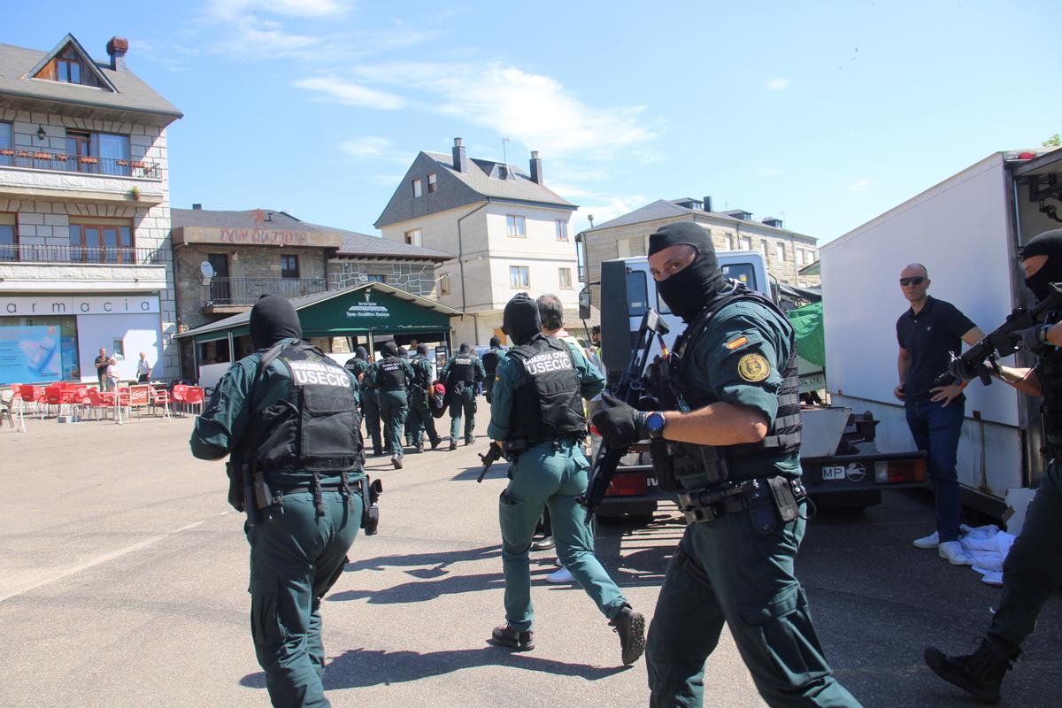 GALERÍA | Simulacro de atentado terrorista en El Puente de Sanabria