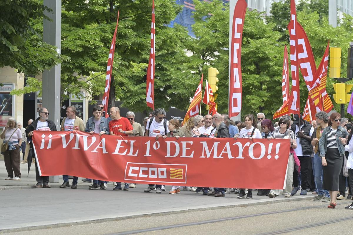 Manifestación del 1 de mayo en Zaragoza: los sindicatos alzan la voz ...