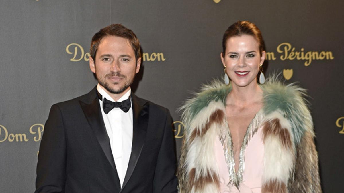 Manuel Martos y Amelia Bono en la fiesta de Dom Perignon en Madrid