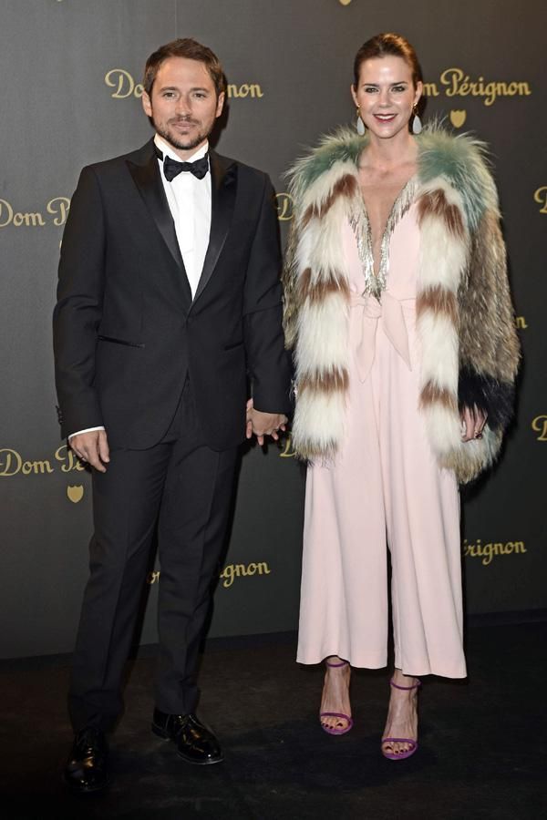 Manuel Martos y Amelia Bono en la fiesta de Don Perignon en Madrid