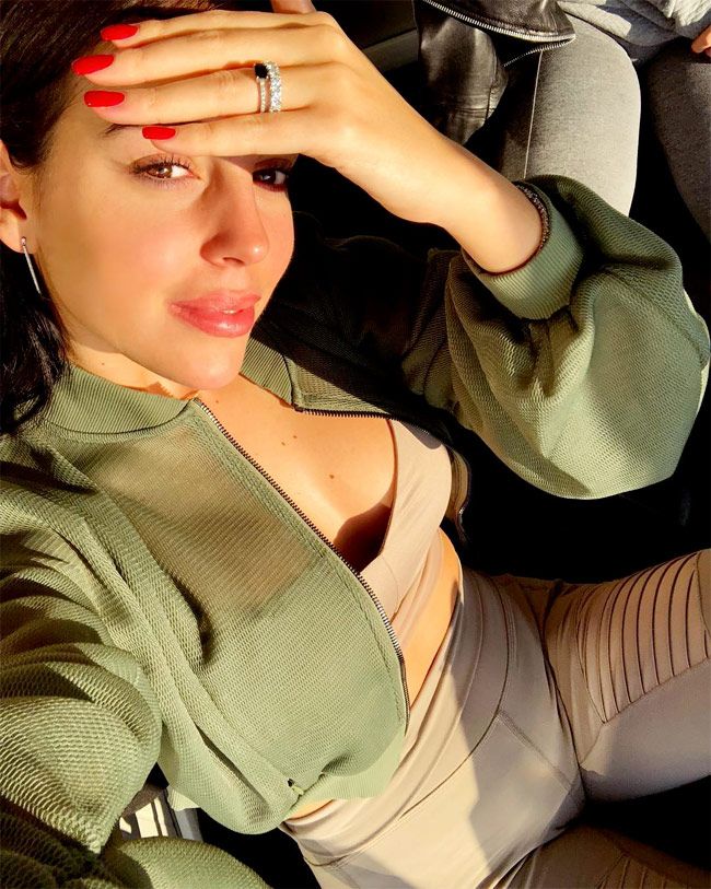 El 'selfie' de Georgina Rodríguez al sol