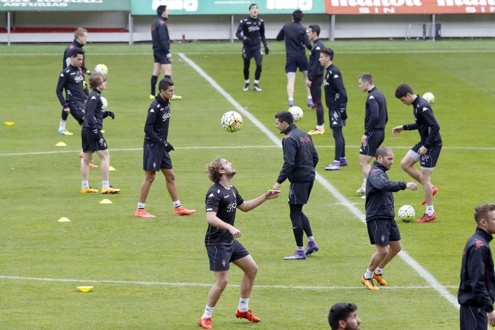 Entrenamiento del Sporting