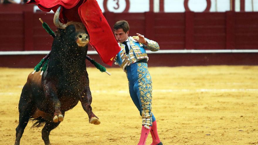 El Juli, durante la faena del pasado sábado en La Malagueta.