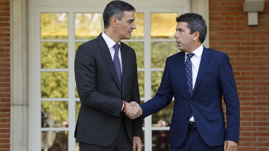 Carlos Mazón se reúne con Sánchez en Moncloa