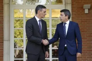 Carlos Mazón se reúne con Sánchez en Moncloa