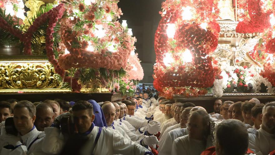 Miles de cartageneros acuden al Encuentro más emotivo de la Semana Santa de Cartagena