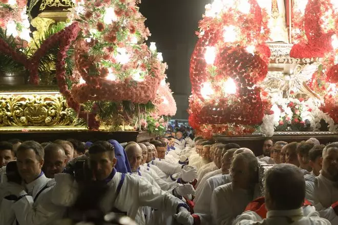 Las imágenes del Encuentro de Jesús de Nazareno y la Dolorosa en Cartagena