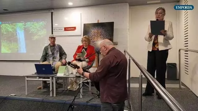 VÍDEO | Els suggerents poemes de Lluís Bosch prenen vida a la presentació a Figueres