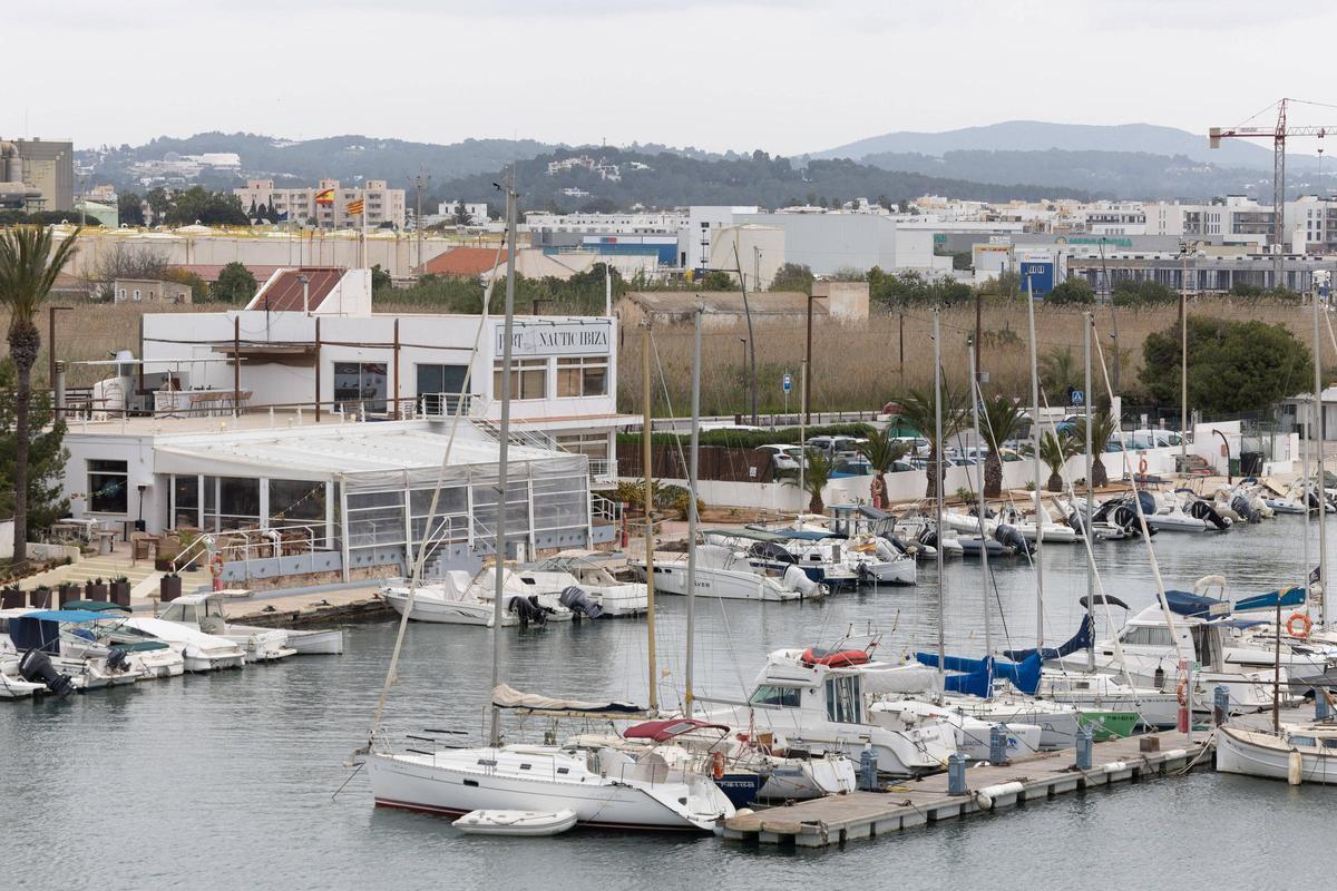Imagen de la zona del puerto de Ibiza.
