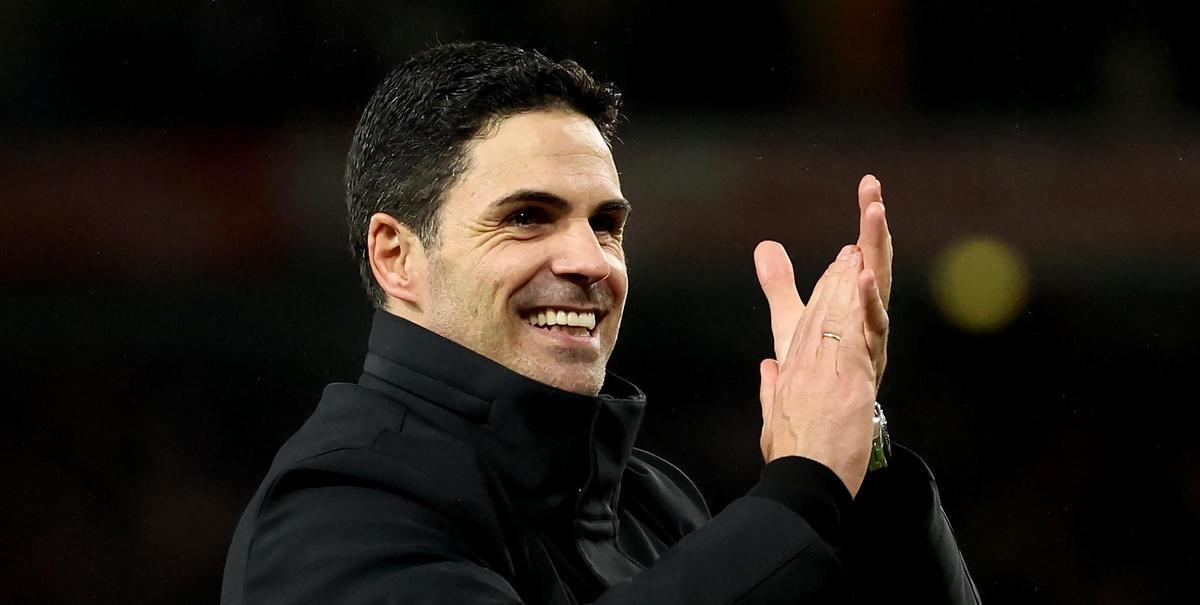Mikel Arteta, en un partido con el Arsenal