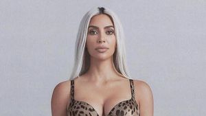 Kim Kardashian en la última campaña de su empresa