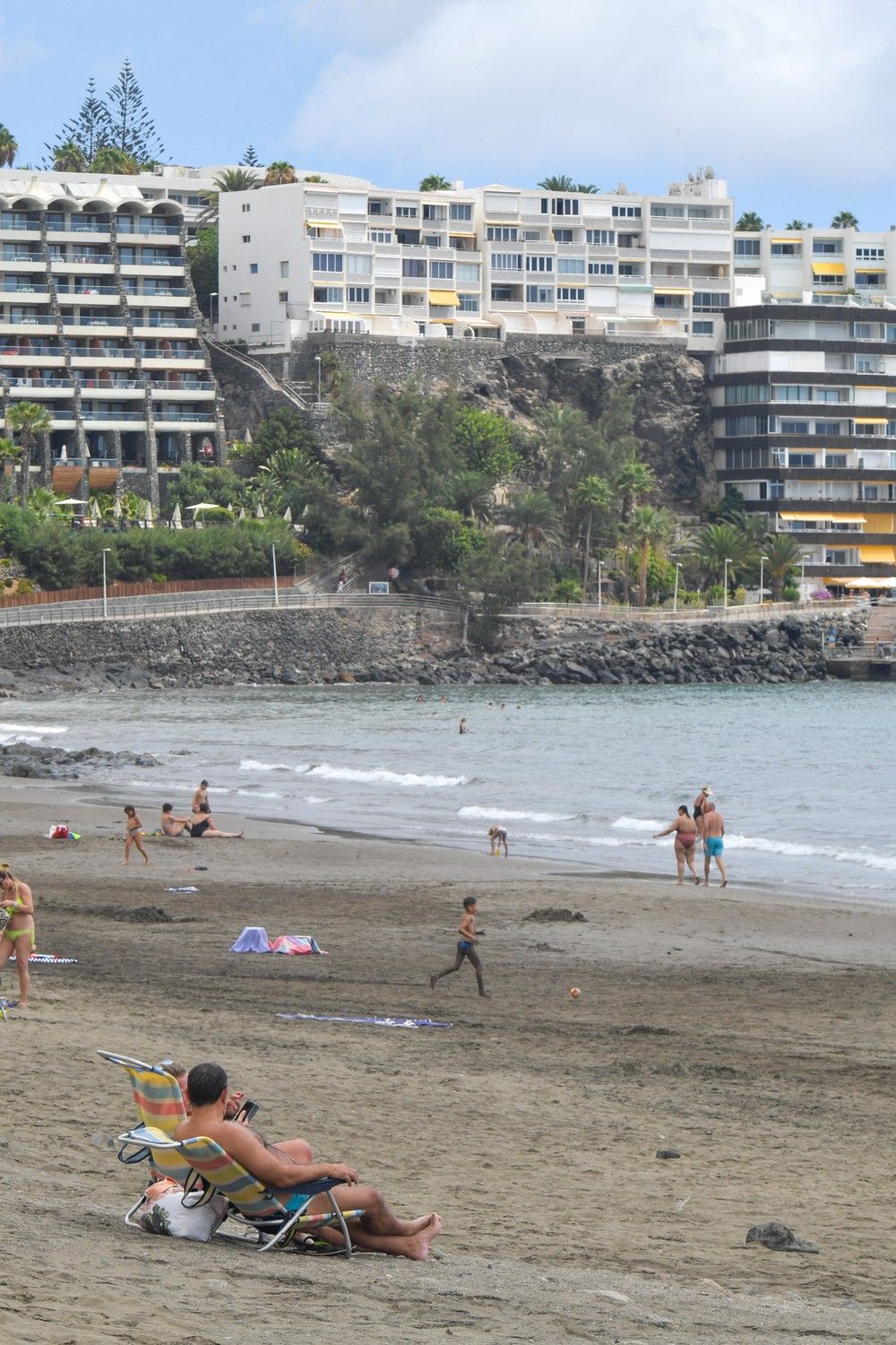 Playa de San Agustín, en San Bartolomé de Tirajana