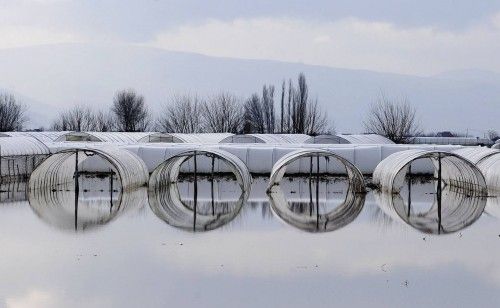 Un jardin inundado de Murtino (Macedonia)