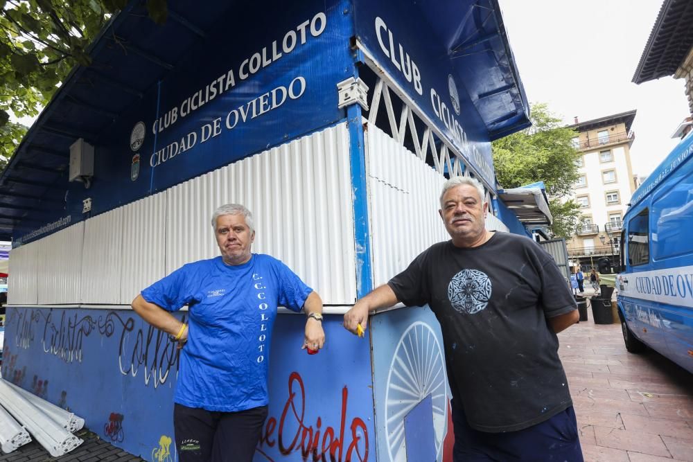 Los chiringuitos se preparan para San Mateo 2017