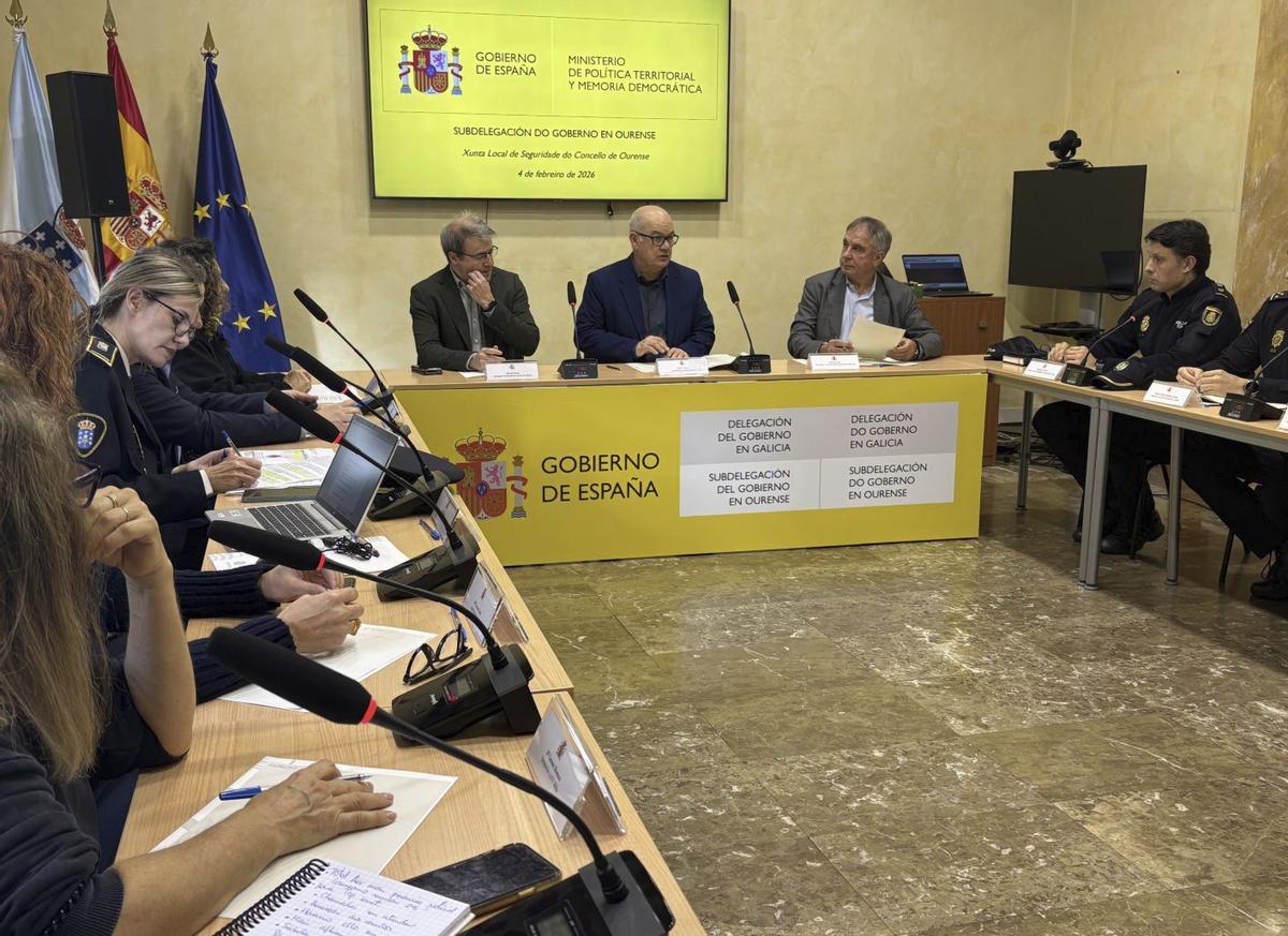 La junta local de seguridad abordó el dispositivo especial del Entroido y habló de cifras de delincuencia. | FDV