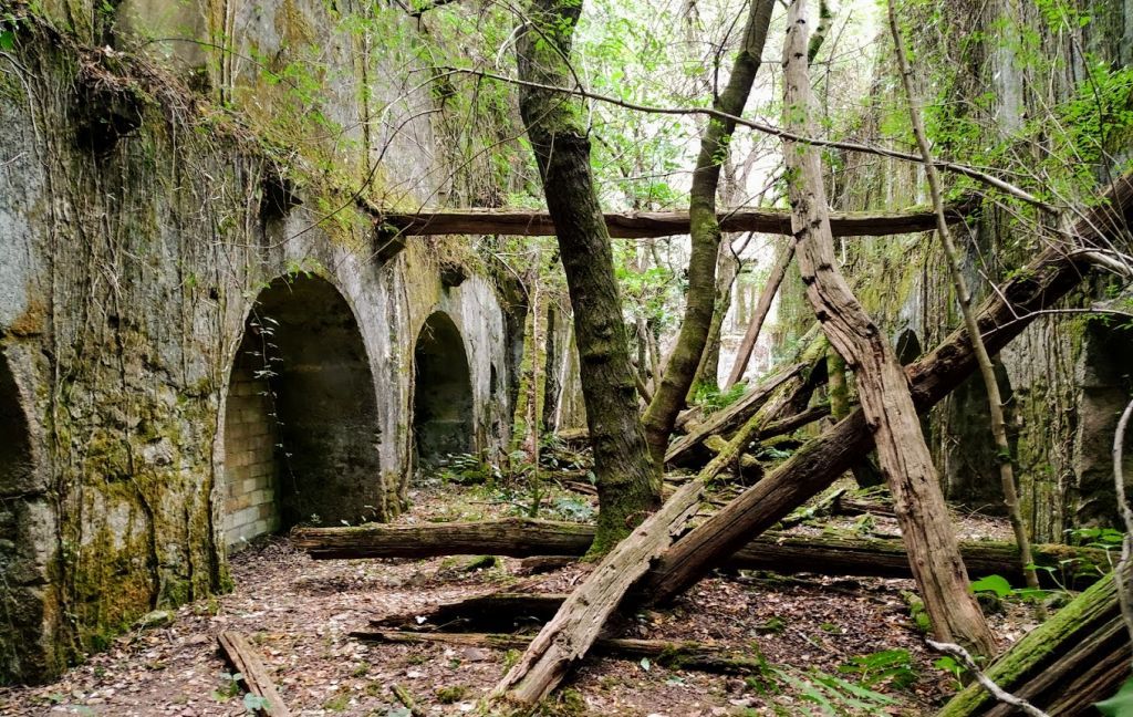 Así son las ruinas de las cinco antiguas fábricas de papel de Brandía