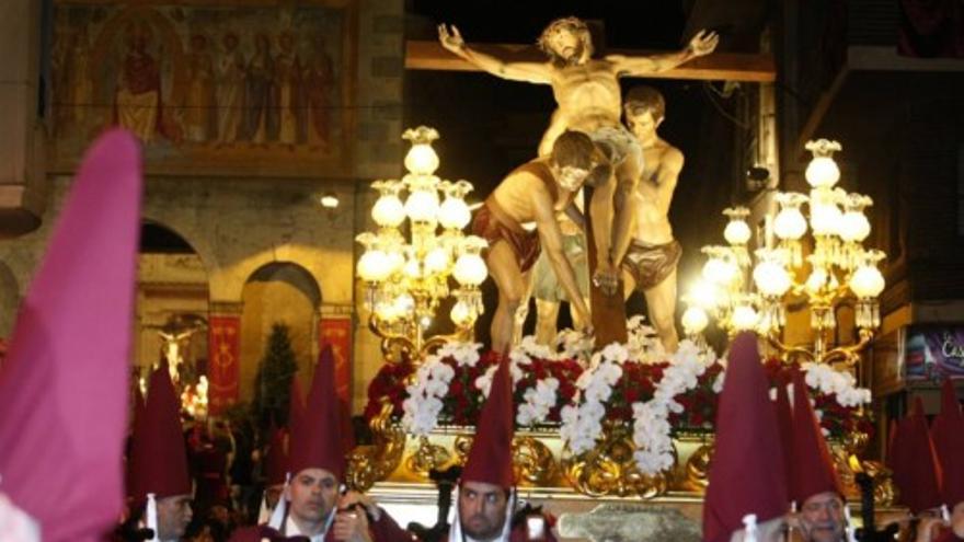 Procesión del Santísimo Cristo del Perdón en Murcia