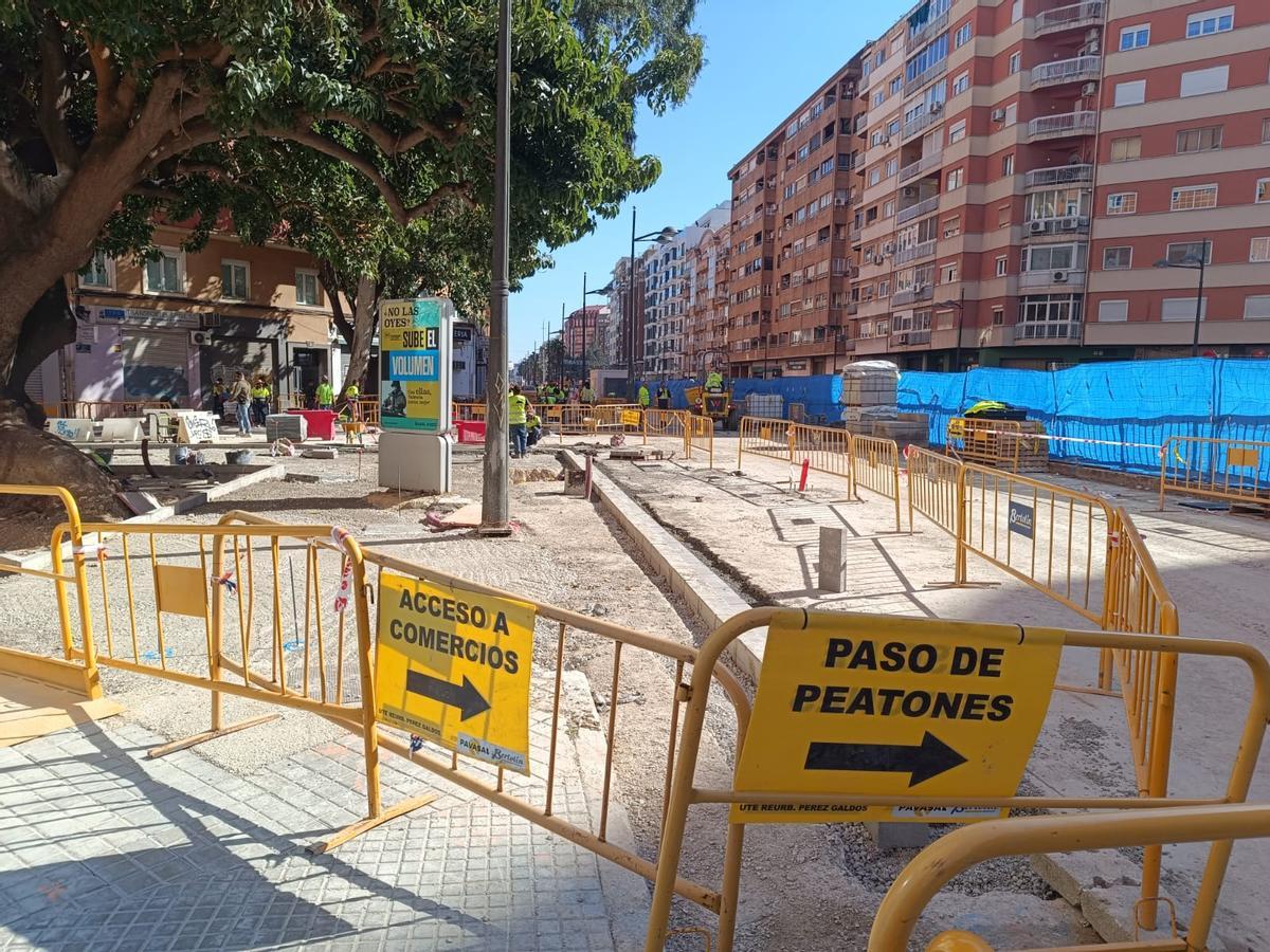 Una yincana para peatones en Pérez Galdós también durante las Fallas