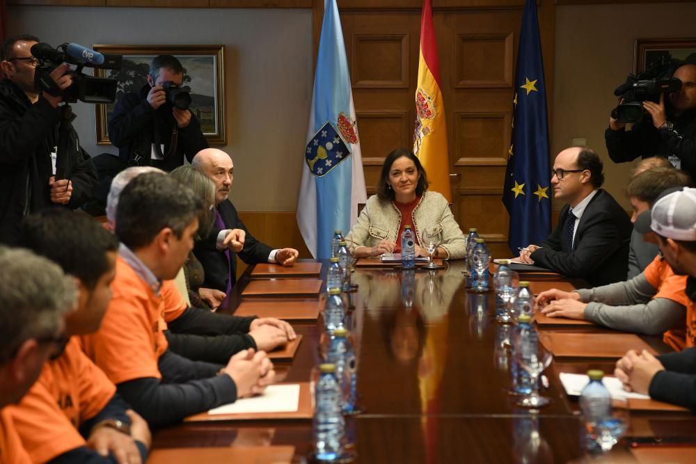 La ministra Maroto, en A Coruña por Alcoa